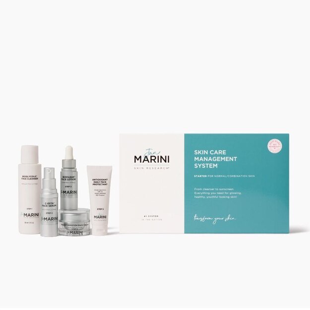 Odos priežiūros rinkinys normaliai ir mišriai odai - Jan Marini Skin Care Management System Starter Normal Combo