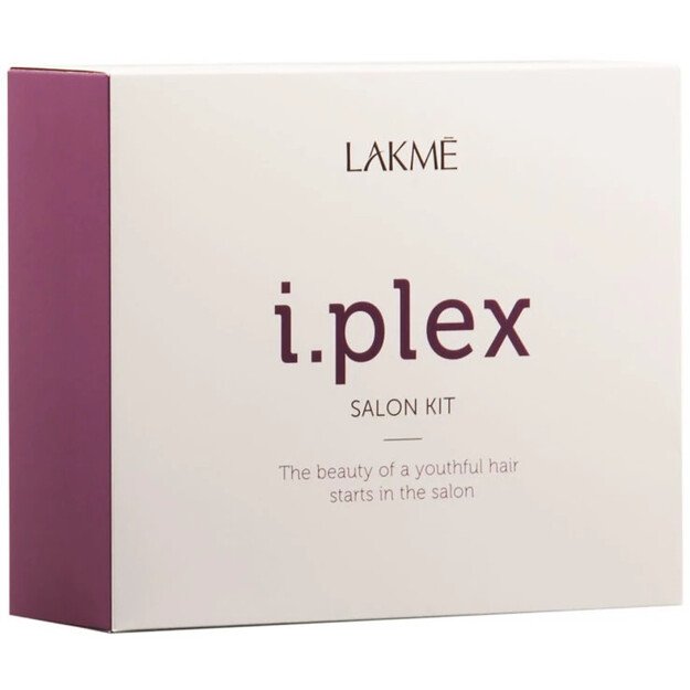 Profesionalus plaukų atkūrimo rinkinys - Lakme I.Plex Salon Kit (Premium Bond 500ml, Keratech I.Power 500ml, Dispenser, Pump, Application Guide, Hair Perfection 3x10ml)