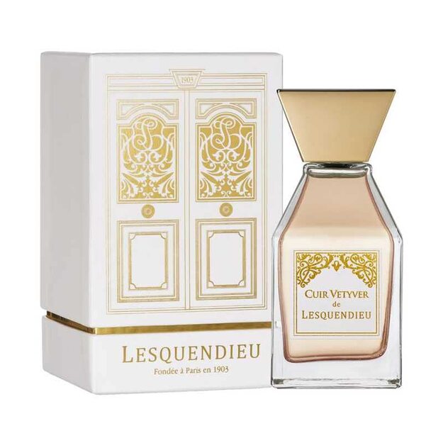 Prabangūs unisex kvepalai su odos ir vetiverijos natomis - Lesquendieu Cuir Vetyver Edp 75ml