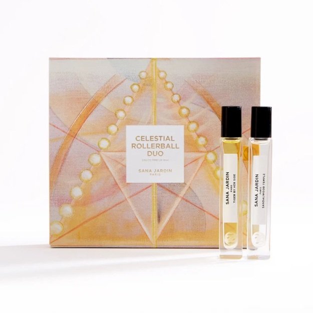 Unisex kvapai kelionėms - Sana Jardin Celestial Rollerball Duo (2x10ml)