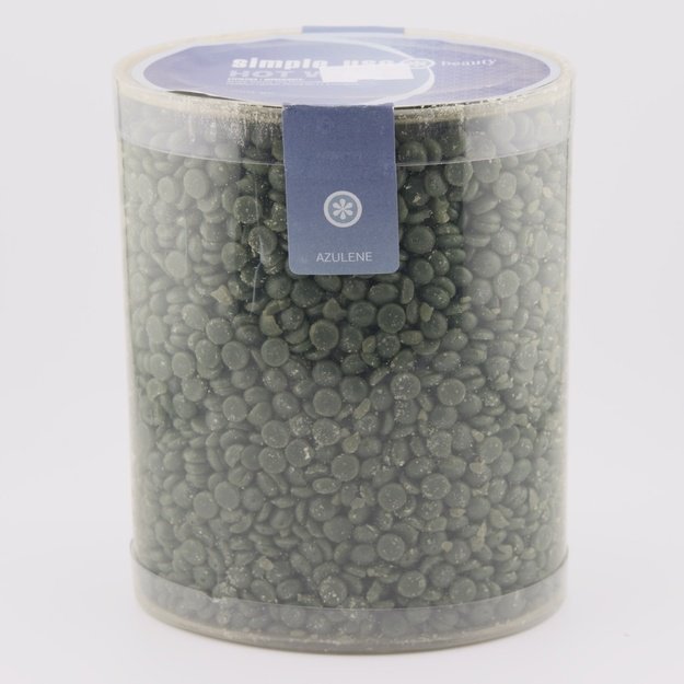 Vaškas depiliacijai granulėmis Simple Use Beauty Film Wax Ocean Blue Azulene  1000 g