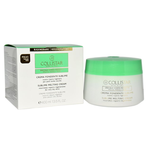 Collistar Sublime Dark Cream With Italian Hazelnut Oil For Very Dry Skin 400ml Maxi Size
