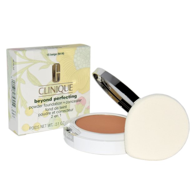 Clinique Beyond Perfecting Powder Foundation + Concealer 15 Beige 14,5g