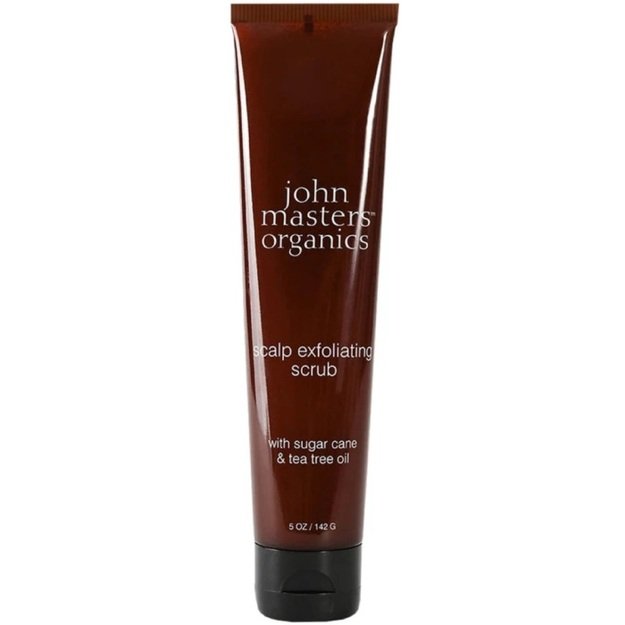 Galvos odos šveitiklis su cukranendrėmis ir arbatmedžiu - John Masters Organics Scalp Exfoliating Scrub Sugar Cane & Tea Tree Oil 142g