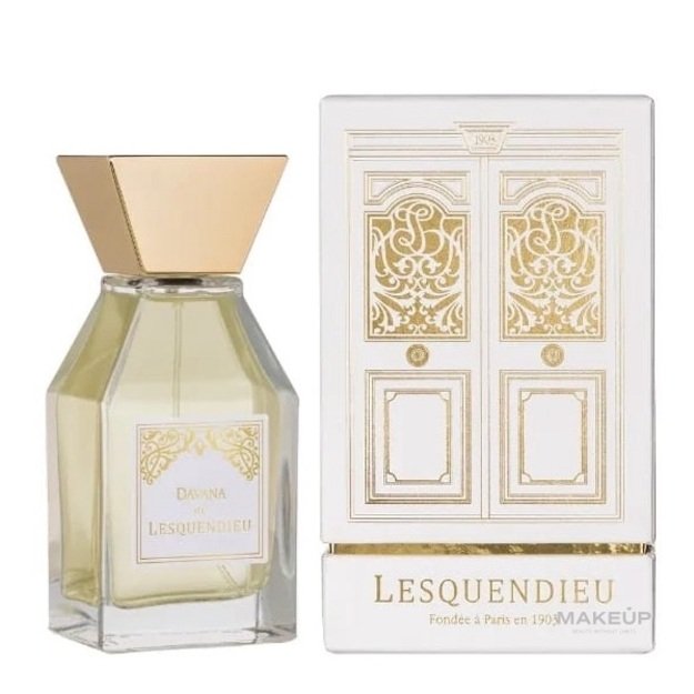 Prabangūs unisex kvepalai su davanos, rožės ir juodosios arbatos natomis - Lesquendieu Davana Eau De Parfum 75 ml