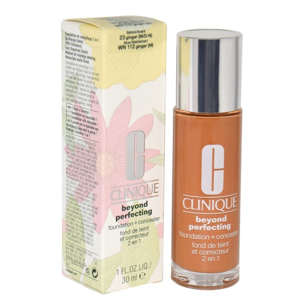 Clinique Beyond Perfecting Foundation +Concealer 23 ginger 30ml
