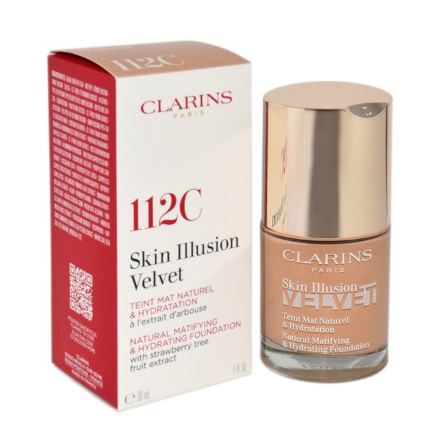 Clarins Skin Illusion Velvet Foundation 112C 30ml