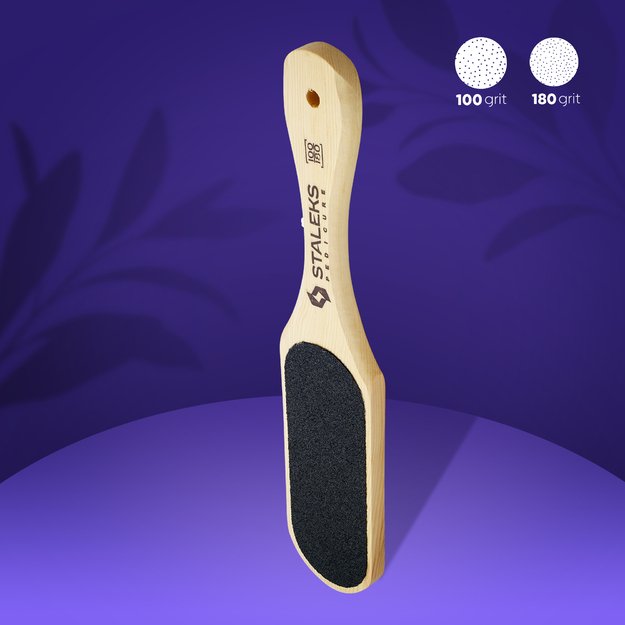 Medinė dvipusė dildė pedikiūrui Staleks Beauty & Care 10 Type 1