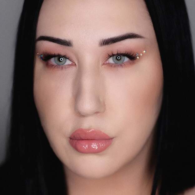 SWATI Pearl grey 6-mėnesių lešiai be dioptrijų 0.00 SWATI Cosmetics Pearl grey - 6 month, PWR, 0.00