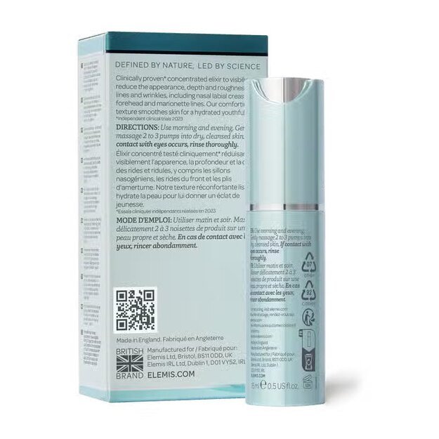 Intensyvus priešraukšlinis serumas - Elemis Pro-Collagen Super Serum Elixir 15ml