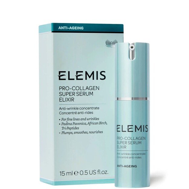Intensyvus priešraukšlinis serumas - Elemis Pro-Collagen Super Serum Elixir 15ml