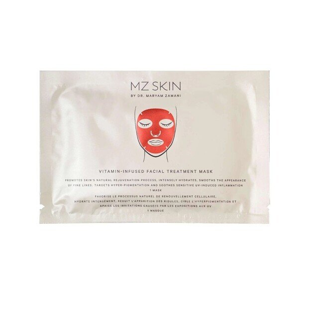 Drėkinanti ir skaistinanti hidrogelio kaukė su vitaminais - MZ Skin Vitamin-Infused Meso Face Mask 1pc