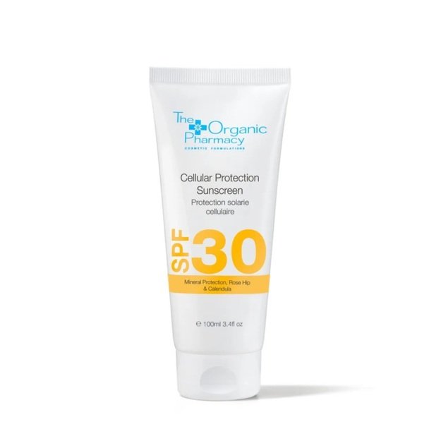 Veido ir kūno kremas SPF30 - The Organic Pharmacy Cellular Protection Sun Cream SPF 30 100ml