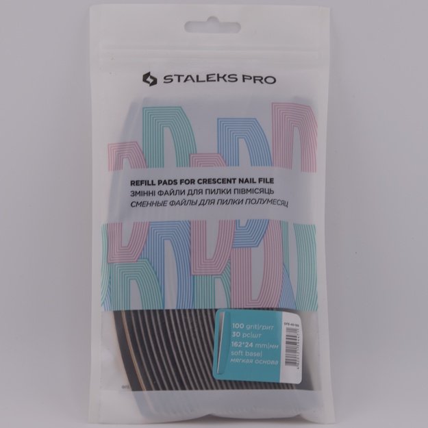 STALEKS PRO klijuojami dildės abrazyvai laivelio formos pagrindui 100gr, 30vnt DFE-40-100