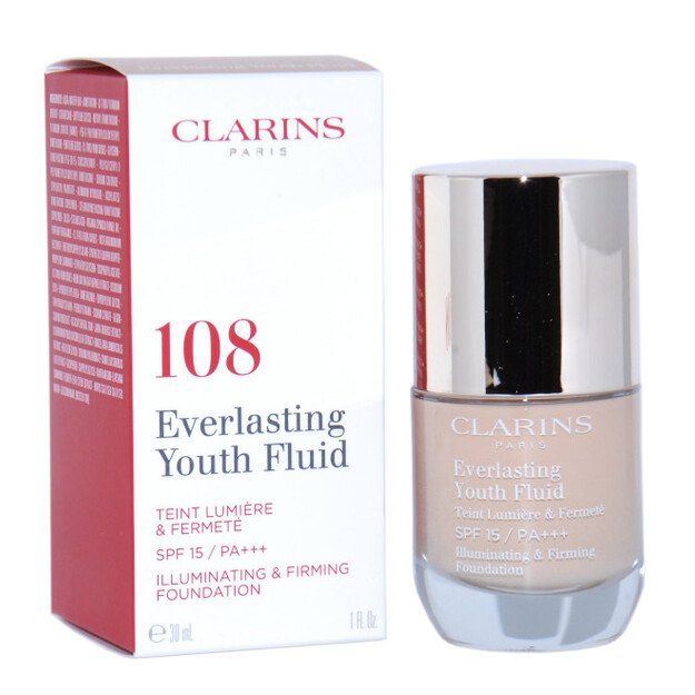 Clarins Everlasting Youth Fluid 108 Sand 30ml