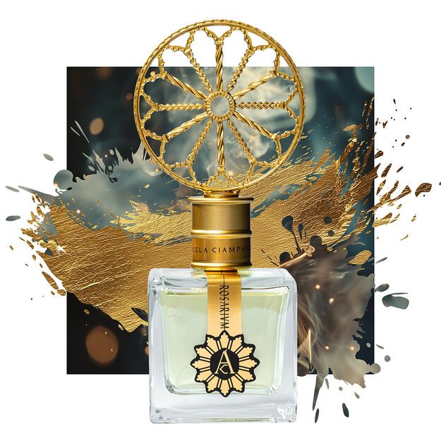 Unisex rankų darbo nišiniai kvepalai - Angela Ciampagna Hatria Collection Rosarium Extrait De Parfum 100ml