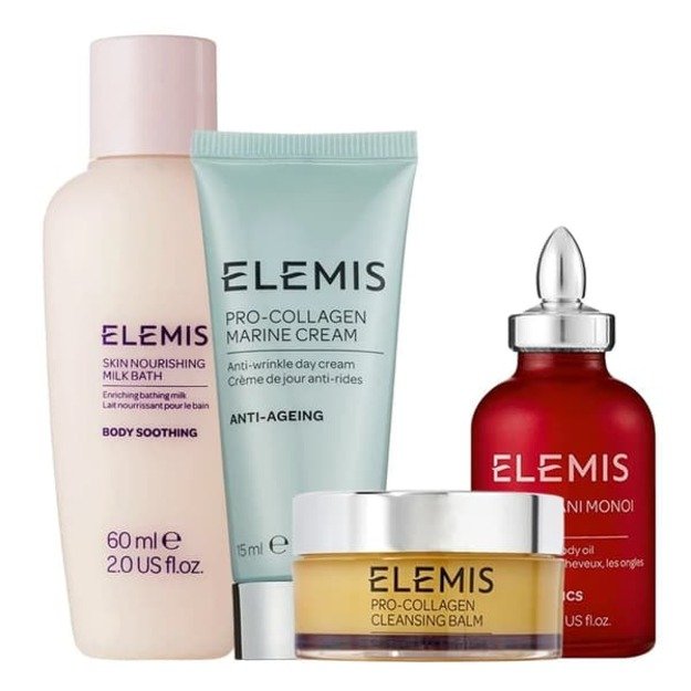 4 dalių odos priežiūros rinkinys - Elemis Retail Business Development Best Sellers Kit (1x15ml, 1x35ml, 1x20g, 1x60ml)