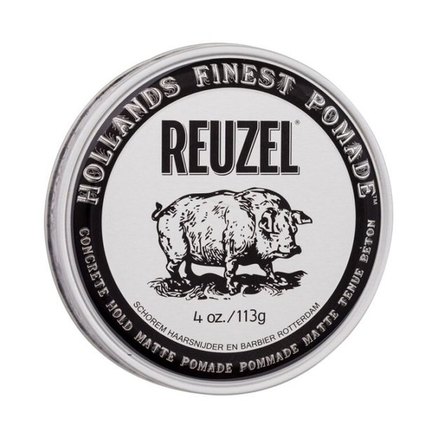 Stiprios fiksacijos matinė pomada - Reuzel Concrete Hold Matte Pomade 113g