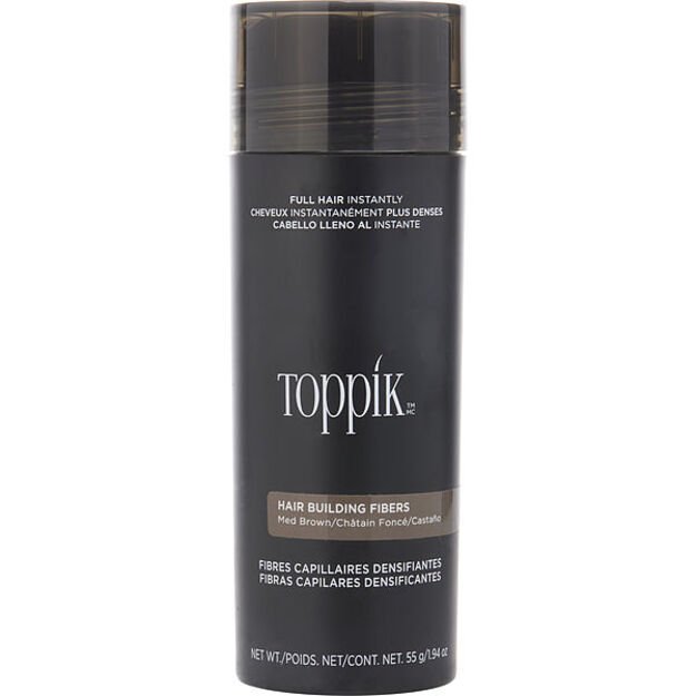 Toppik plaukų tankinimo pudra – Vidutinė ruda - Toppik Hair Building Fibers Giant Size Medium Brown 55g