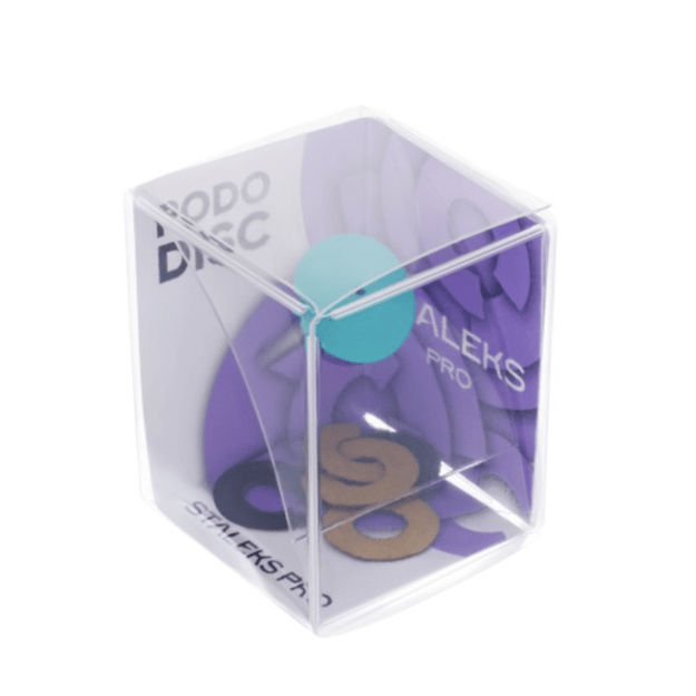 Plastikinis pedikiūro diskas Pododisc STALEKS PRO Expert S su keičiamu 180 grit šlifavimo disku, 15 mm, SPDset-15