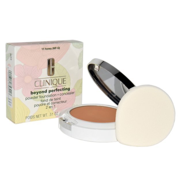Clinique Beyond Perfecting Powder Foundation + Concealer 11 Honey 14,5g