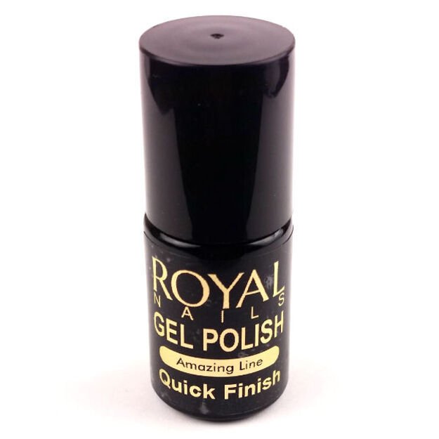 Gelio lako viršutinis sluoksnis "Royal Nails Quick Finish" 