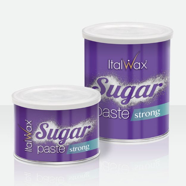 Cukraus pasta plaukų šalinimui ItalWax Strong skardinėje