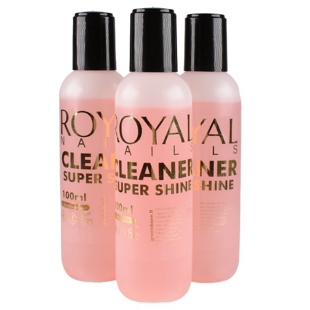 Nuriebalintojas su blizgesiu "Royal Nails Cleaner Super Shine" 