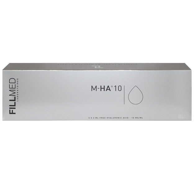 Hialurono rūgšties mezoterapinis odos drėkiklis - Fillmed M-HA 10 3x3ml