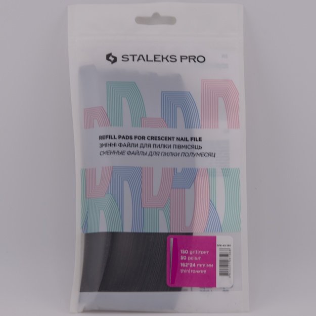 STALEKS PRO klijuojami dildės abrazyvai laivelio formos pagrindui 150gr, 50vnt DFE-42-150