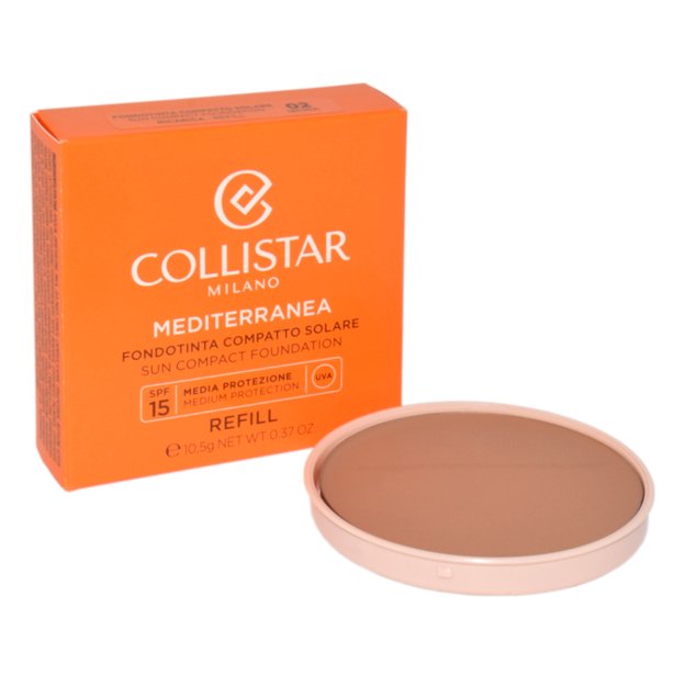 Collistar Mediterranea Sun Compact Foundation Spf15 02 Ischia Refill 10,5g
