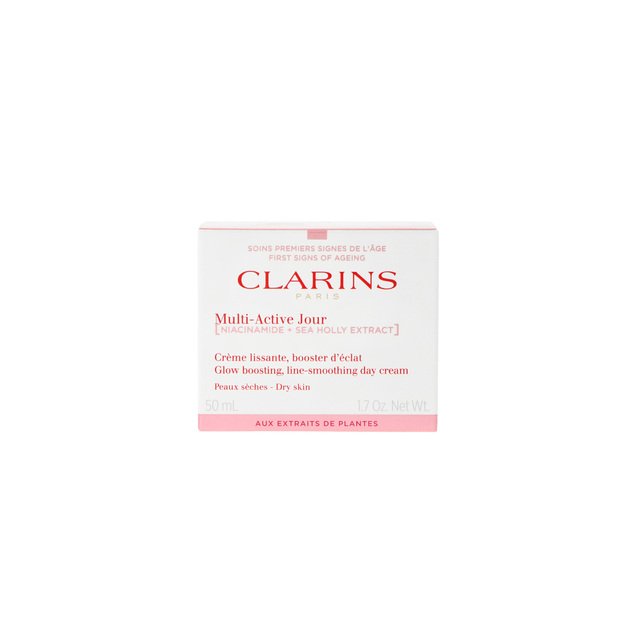 Clarins Multi Active Jour Glow Boosting Line Smoothing Day Cream Dry Skin 50ml