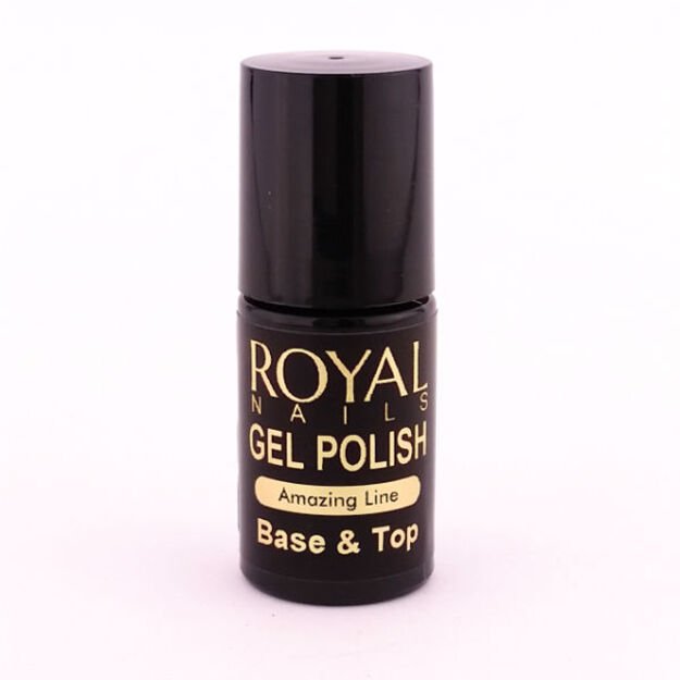 Gelinio lako pagrindas ir viršutinis sluoksnis "Royal Nails Base & Top"