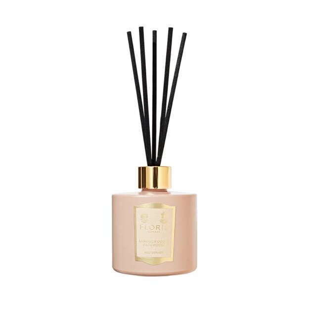 Namų kvapas su santalmedžiu ir pačiuliu - Floris Sandalwood & Patchouli Diffuser 200ml