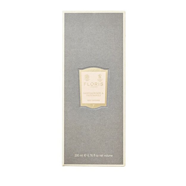 Namų kvapas su santalmedžiu ir pačiuliu - Floris Sandalwood & Patchouli Diffuser 200ml