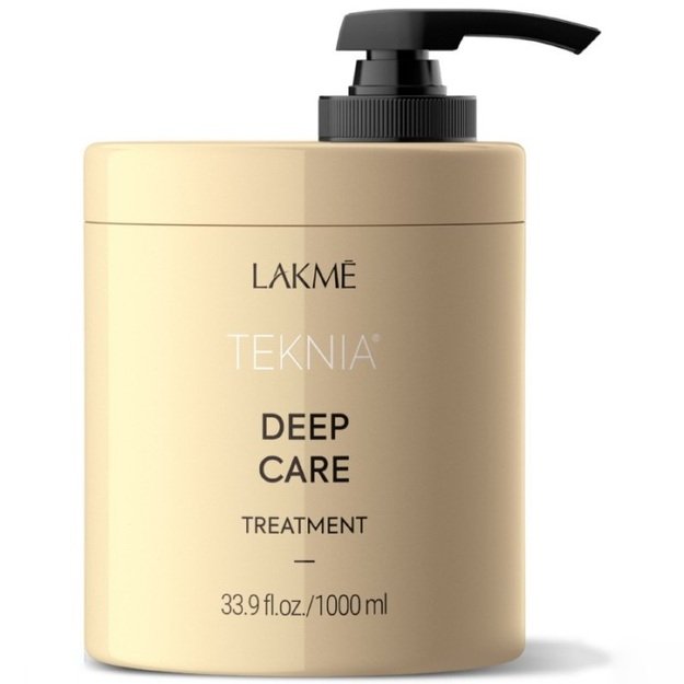 Intensyviai atkurianti plaukų kaukė - Lakme Teknia Deep Care Treatment 1000ml
