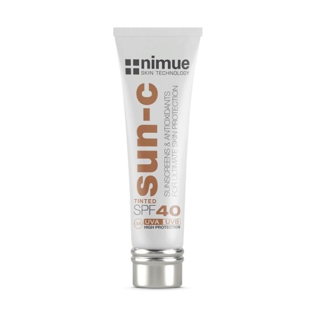 Tonuotas apsauginis kremas nuo saulės - Nimue Sun-C Tinted Spf40 Medium 60ml