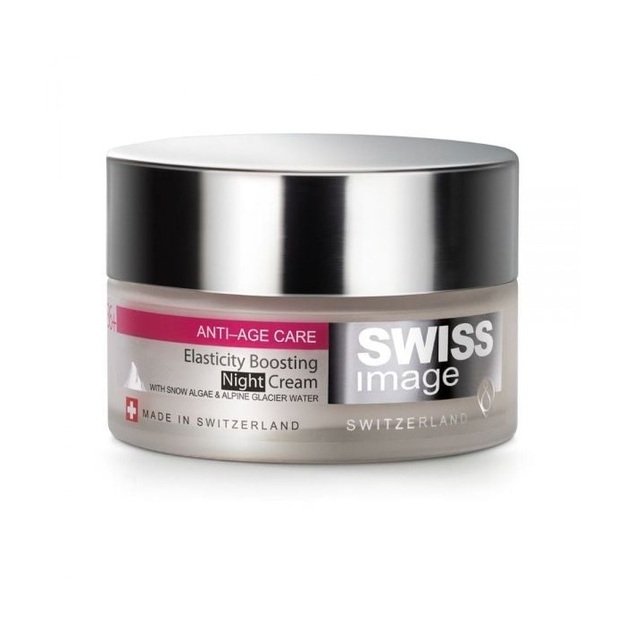 Stangrinantis naktinis kremas nuo raukšlių - Swiss Image Anti-Age 36+ Elasticity Boosting Night Cream 50ml