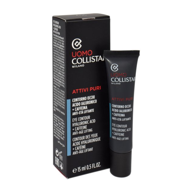 Collistar Man Attivi Puri Eye Contour Hyaluronic Acid + Caffein 15ml