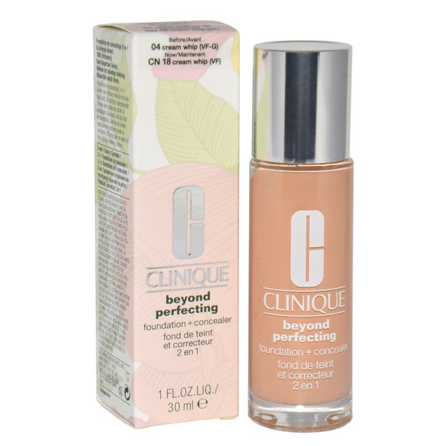 Clinique Beyond Perfecting Foundation +Concealer Cn 18 Cream Whip 30ml