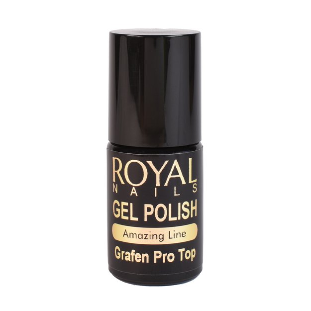 Viršutinis apsauginis lako sluoksnis Royal Nails Grafen Pro Top