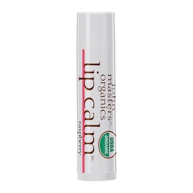 Ekologiškas lūpų balzamas su avietėmis - John Masters Organics Lip Calm Raspberry 4g