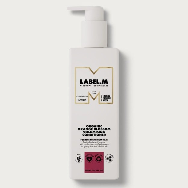 Apimties suteikiantis kondicionierius su ekologiškais citrusais - Label.m Organic Orange Blossom Volumising Conditioner 300ml