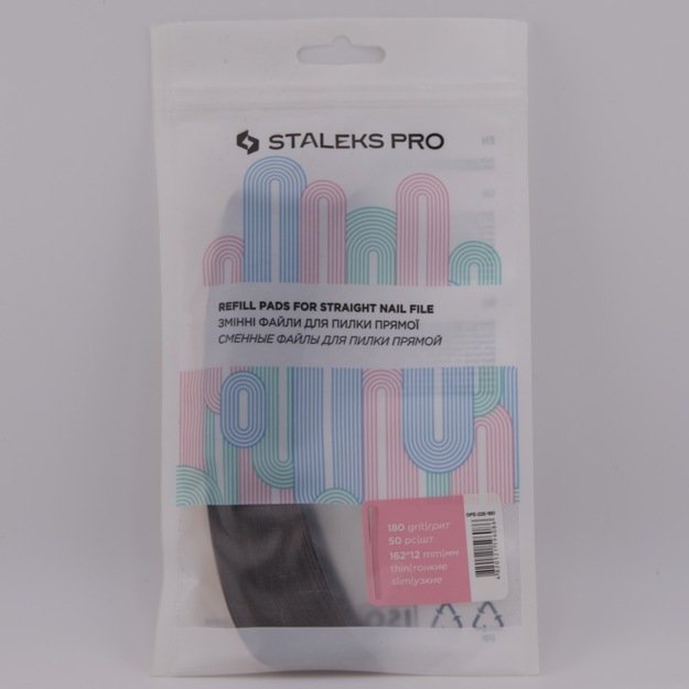 STALEKS PRO klijuojami dildės abrazyvai tiesiam pagrindui 180gr, 50vnt DFE-22E-180