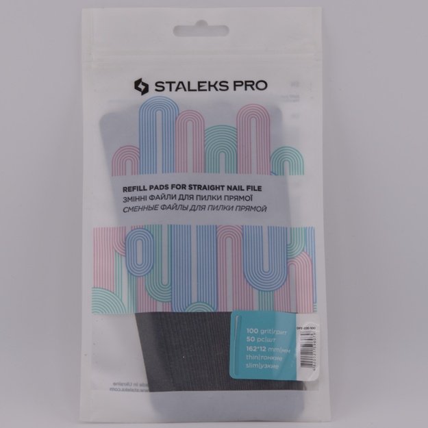 STALEKS PRO klijuojami dildės abrazyvai tiesiam pagrindui 100gr, 50vnt DFE-22E-100