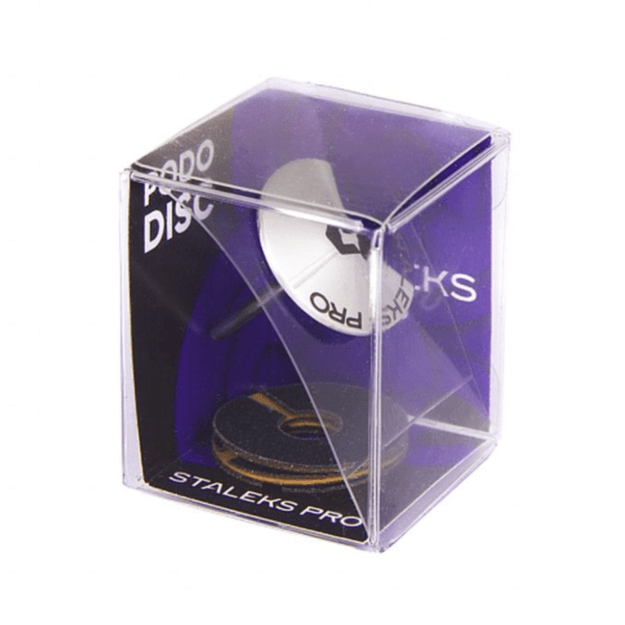 STALEKS PRO, pedikiūro diskas–skėtukas PODODISC L su keičiamu žiediniu 180 grit šlifavimo disku, 5 vnt. (25 mm)