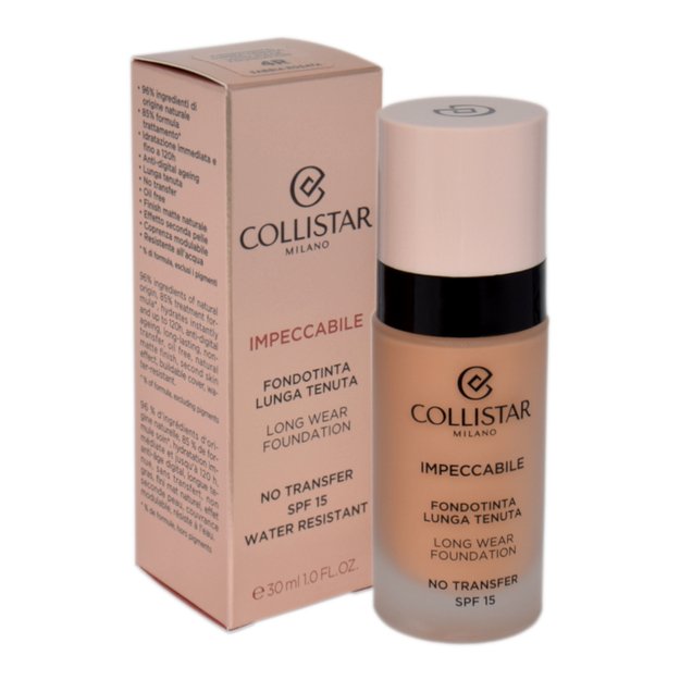 Collistar Impeccabile Long Wear Foundation Spf 15 4R - Pink Sand 30ml