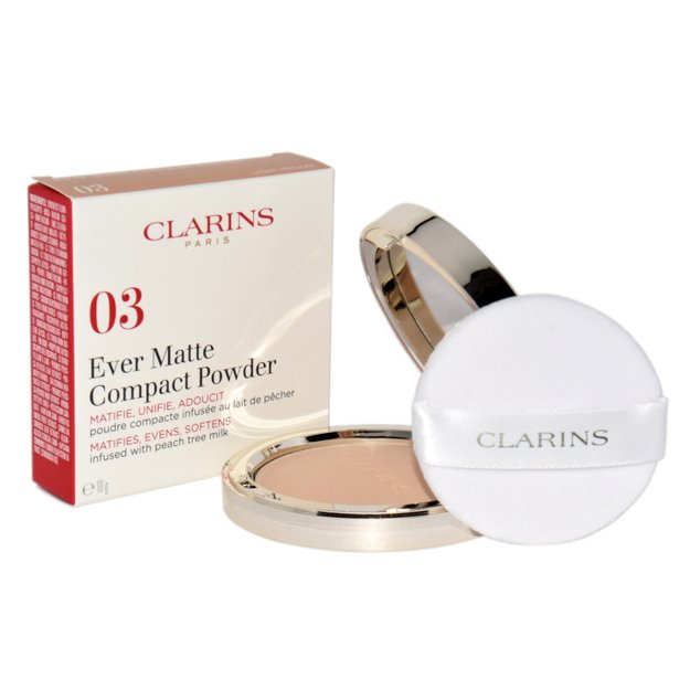 Clarins Ever Matte Compact Powder 03 Light Medium