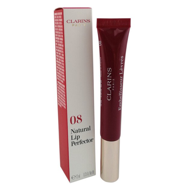 Clarins Instant Light Natural Lip Perfector 08 Plum Shimmer 12ml