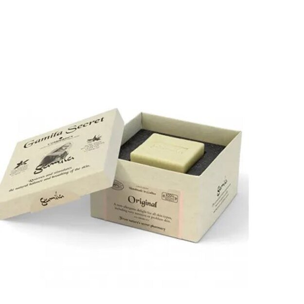 Natūralus rankų darbo muilas jautriai odai - Gamila Secret Soap Original 115g
